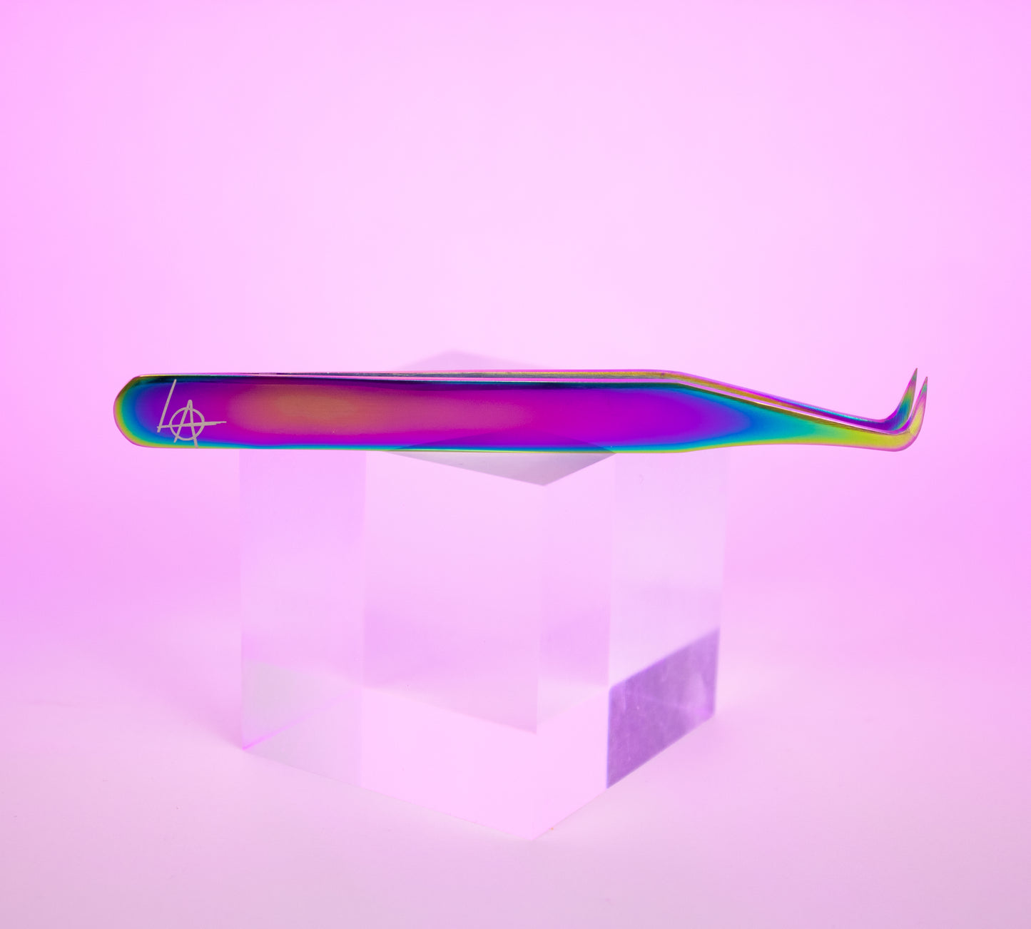 MegaVolume Slim Foot Tweezer Rainbow Metal