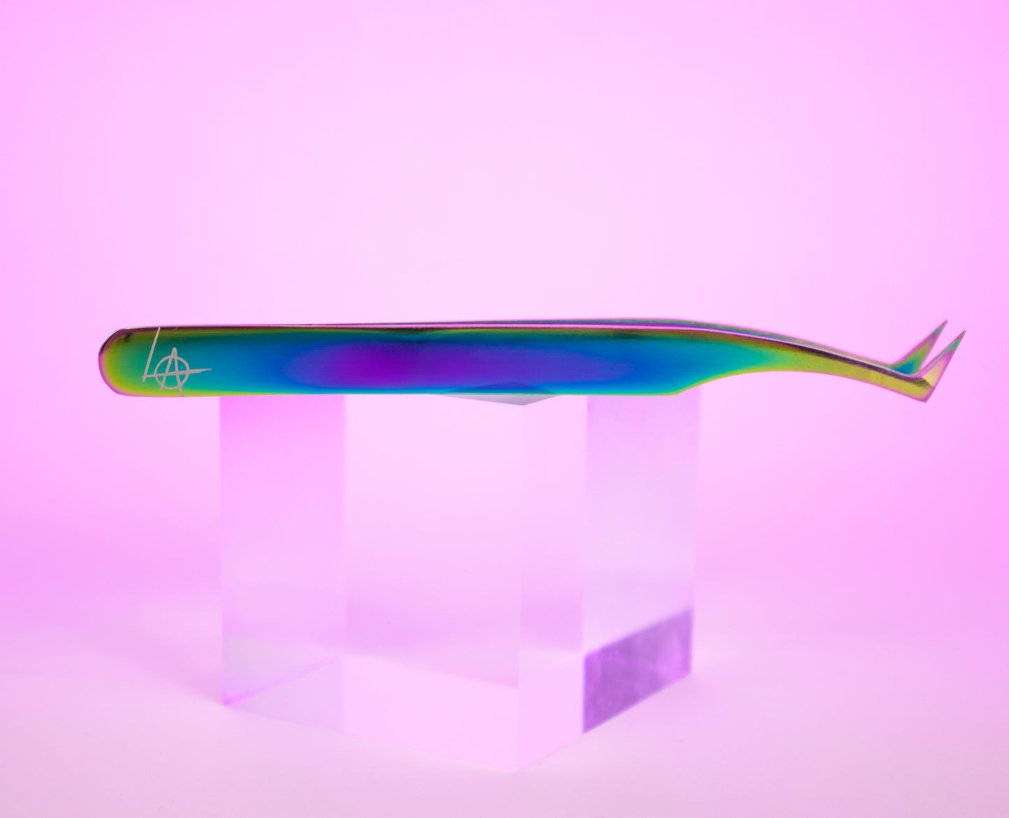 Volume L-Curve Tweezer Rainbow Metal